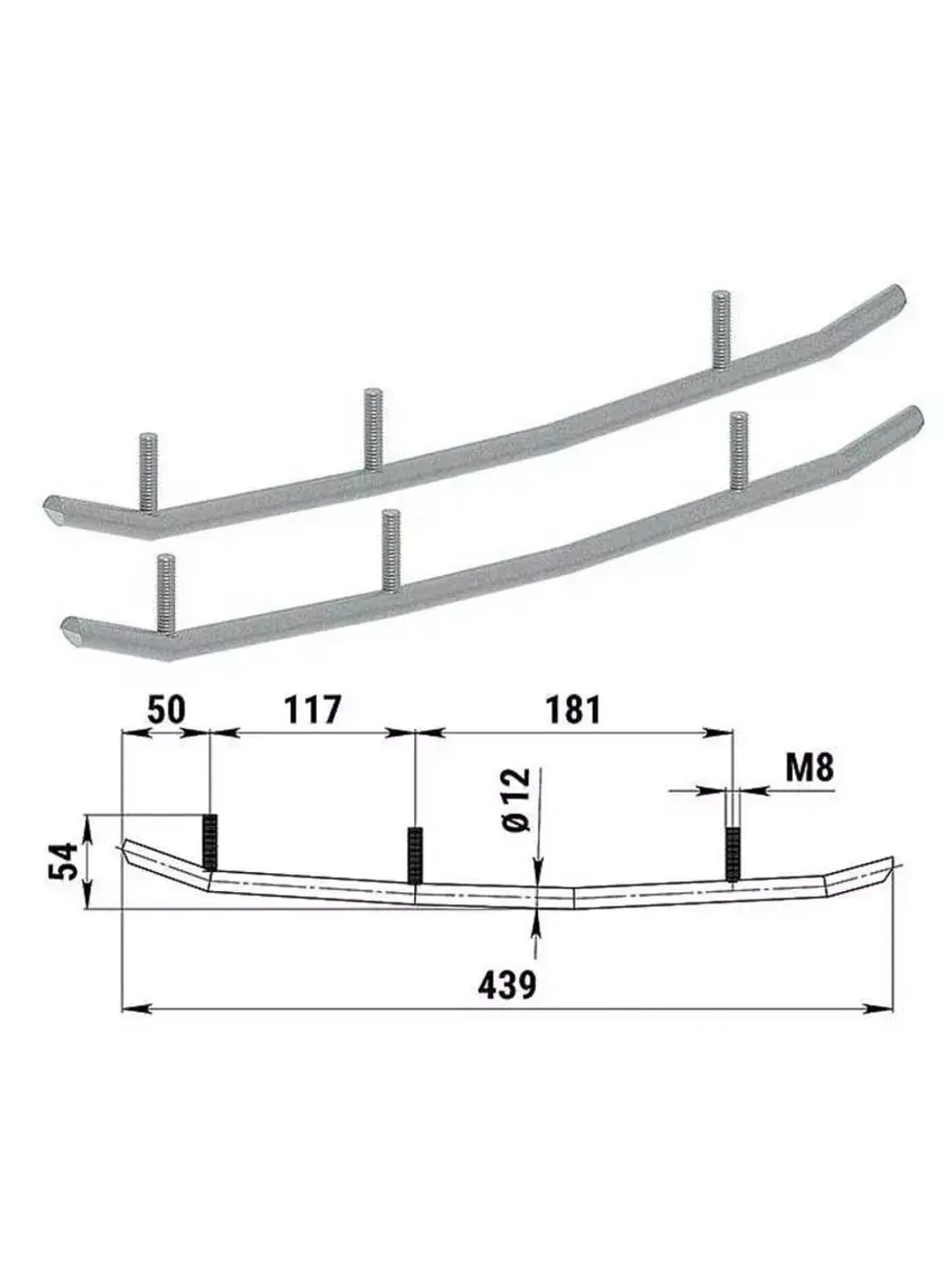 Комплект коньков для снегоходов Polaris 2875723