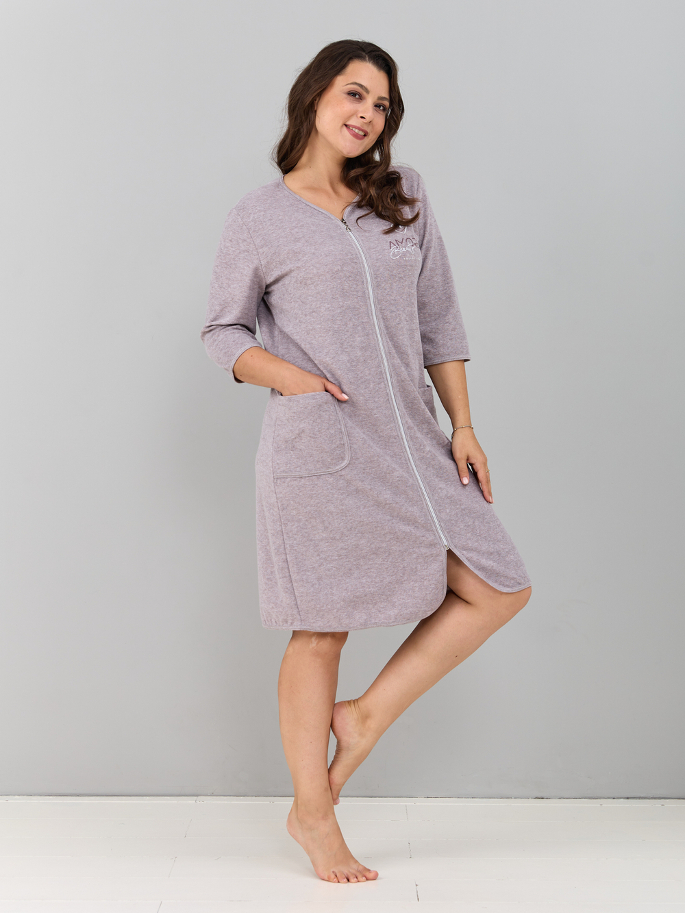 Халат Хм-562/бежевый-п