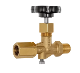 Игольчатый клапан, латунь, Росма