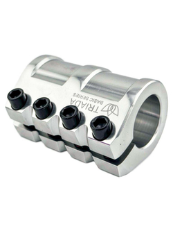 Зажим Triada BAISIC 4-болта, Серебро полированный