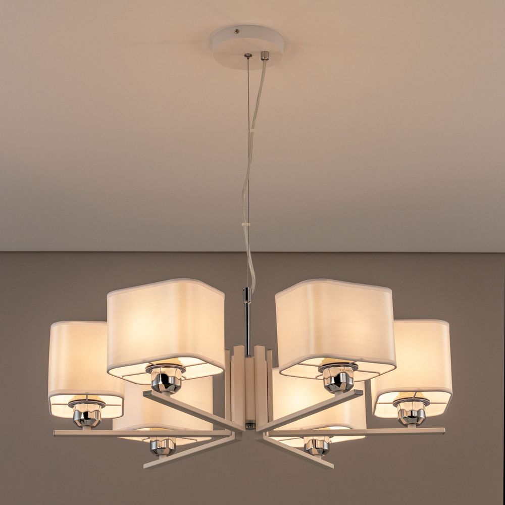 Citilux Тильда CL469265 Люстра подвесная с абажурами Белая