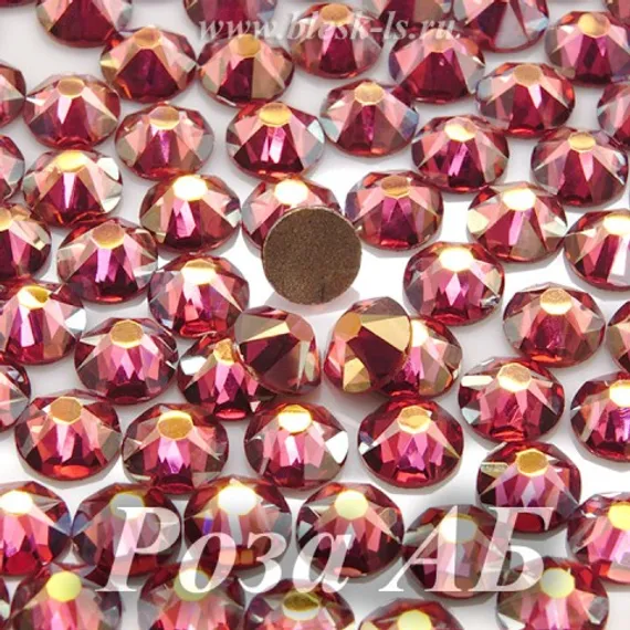 Стразы Solvo холодной фиксации, Роза АБ