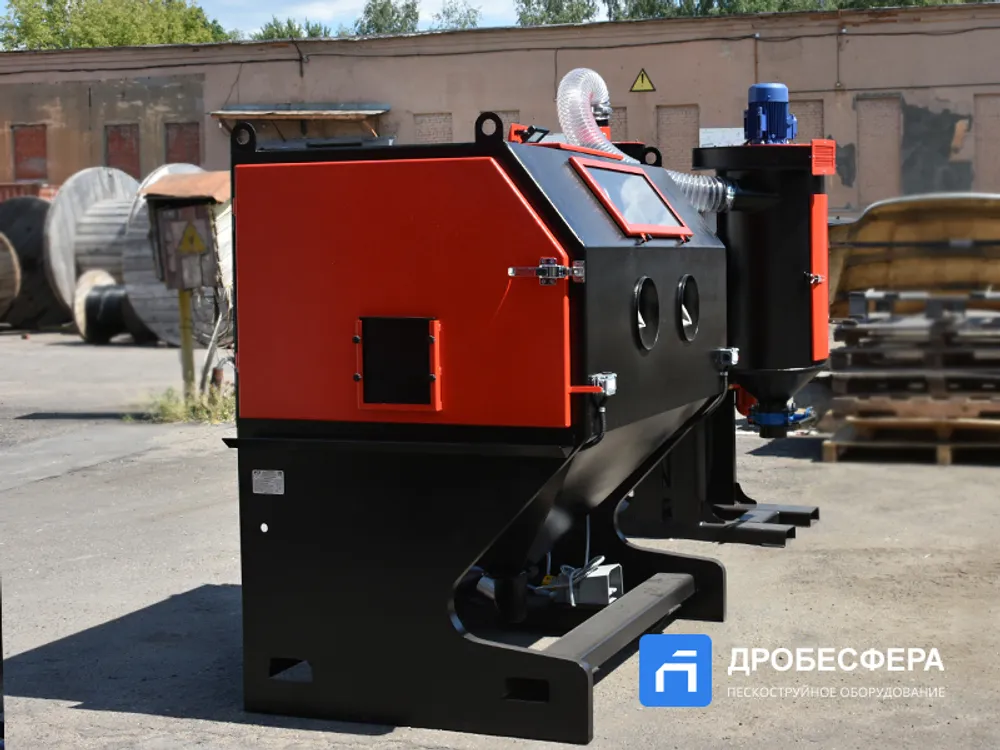 Пескоструйная камера PST КСО-130-Н-ФВР-М с боковой загрузкой