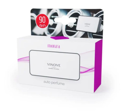 VINOVE Дизайнерский ароматизатор для автомобиля VINOVE ORIGINAL MONZA | МОНЦА белый