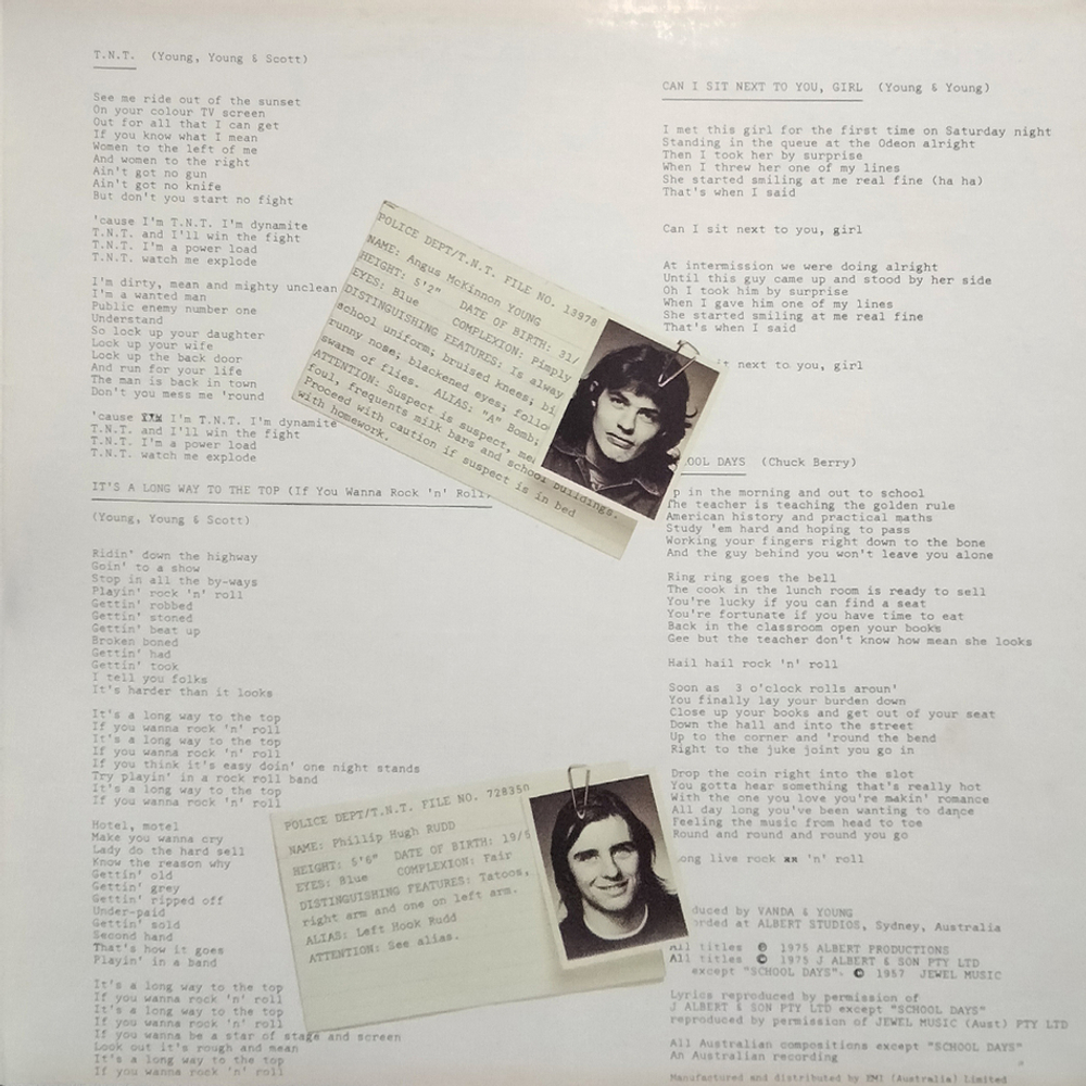 AC/DC / T.N.T. (LP)