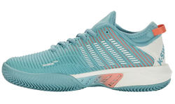 Женские теннисные кроссовки K-Swiss Hypercourt Supreme HB - nile blue/blanc de blanc/desert flower
