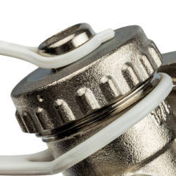 Регулируемый концевой фитинг с дренажным вентилем, ручной воздухоотводчик 1"