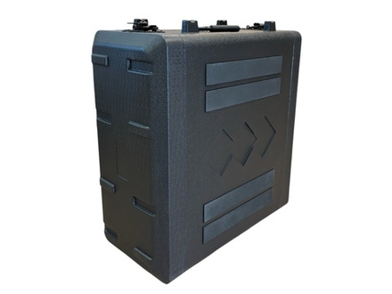 Короткий рэковый кейс 6 юнита 390мм LDPE
