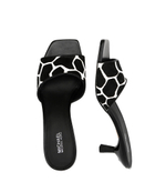 Кожаные шлепанцы amal kitten Michael Kors - черный(40R3AMMS1H)