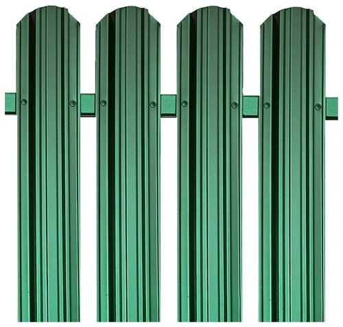 ШтакетникЕвро Стандарт Сокроф RAL 6005 зеленый мох 103х1500мм