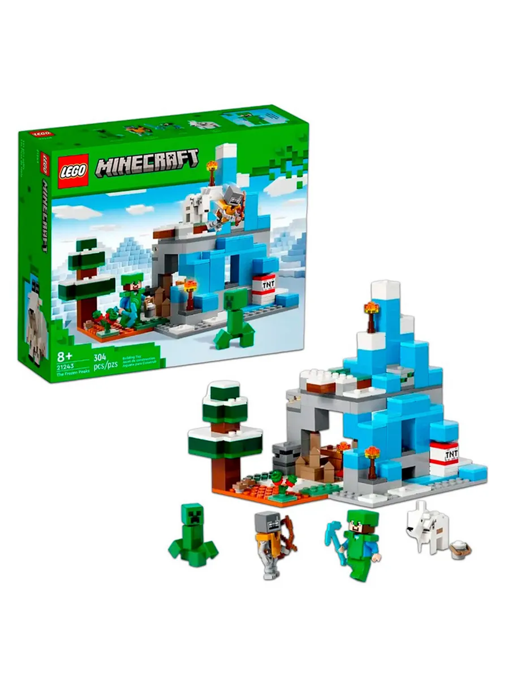 Конструктор LEGO Minecraft 21243 Ледяные вершины