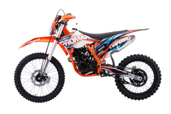 Кроссовый мотоцикл PROMAX INFERNO 380 (4 valves, 6 gears) оранжево - черный-синий