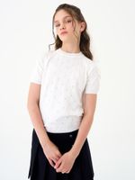 Джемпер для девочки 1384 белый