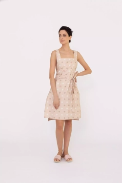 Фартук Mollen Горох песочно-бежевый