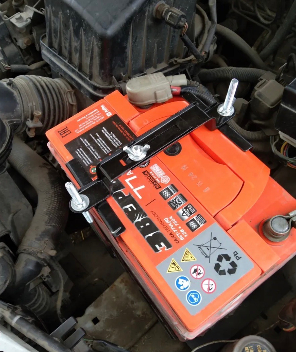 Крепление аккумулятора 175-245 мм, универсальная планка, крепеж АКБ (1 шт.)