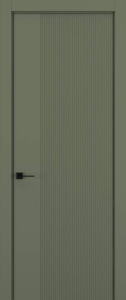 Дверь 4 VERTICAL Матовый Оливковый