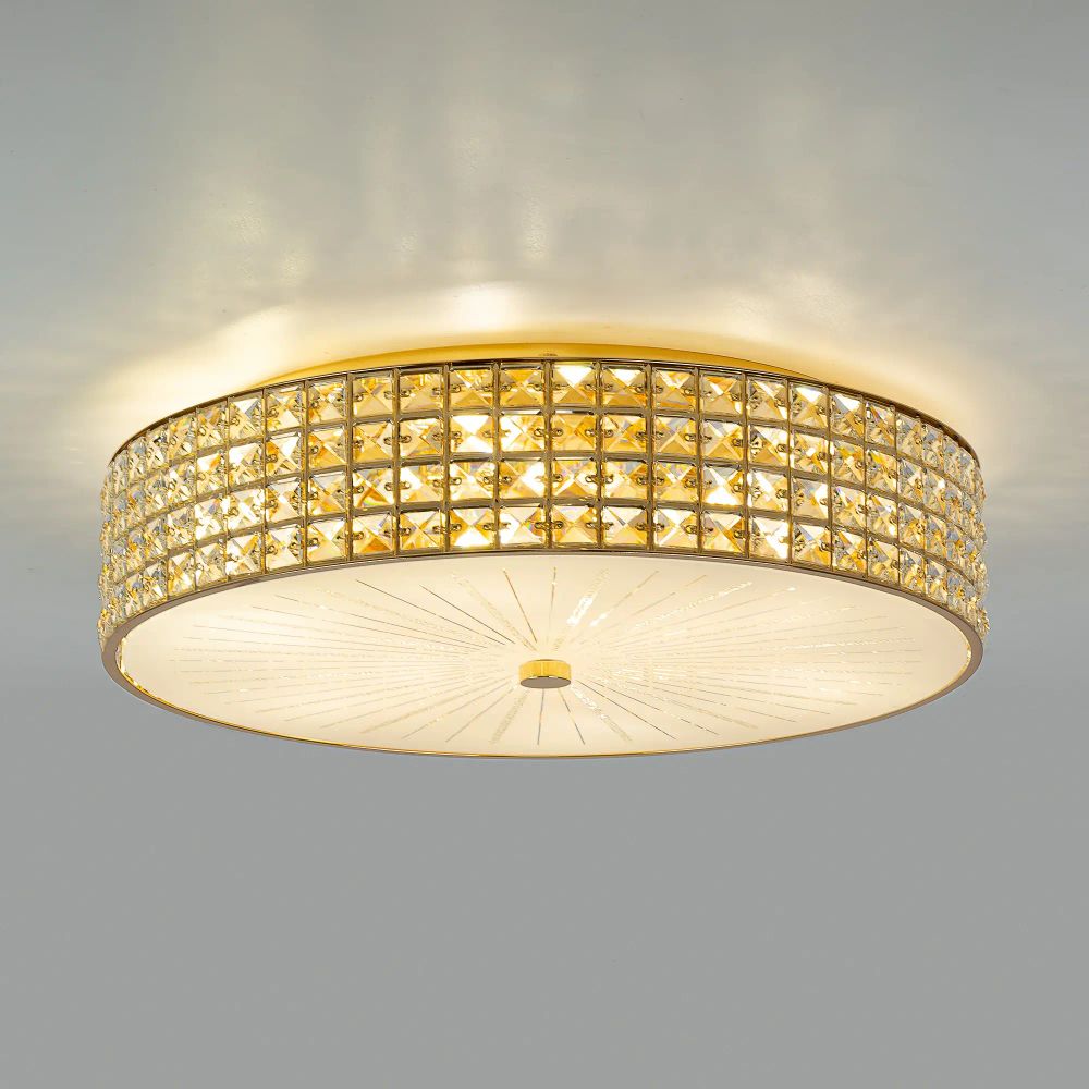 Citilux Портал CL324182 Люстра хрустальная Золото