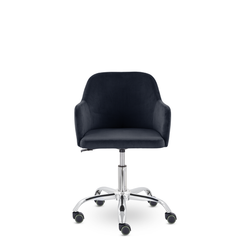 Кресло Кремона хром Velutto 20 (черный)