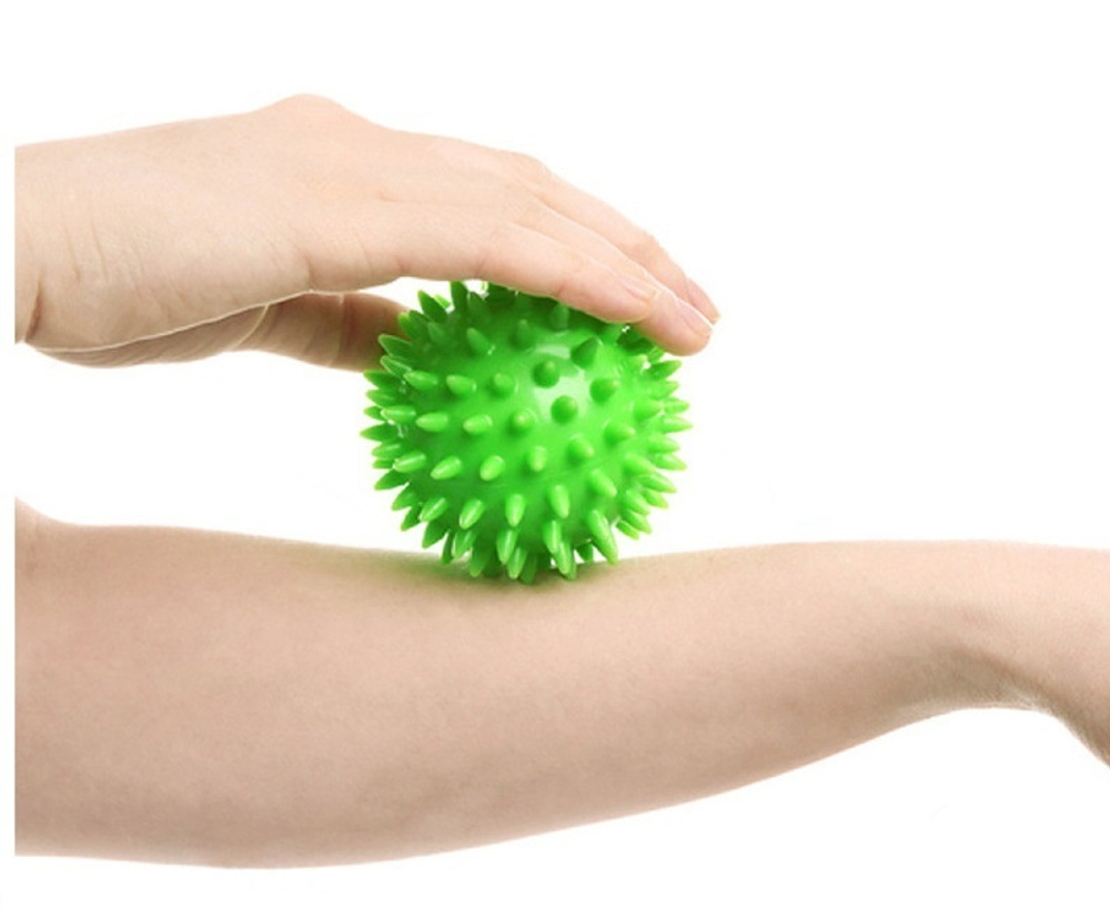 Watermelon Мяч массажный жесткий с шипами "Ёжик" 7 см, мячик массажный, игольчатый, для детей и взрослых, мяч для МФР
