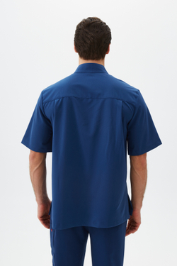 Топ медицинский унисекс Хэритаж, индиго