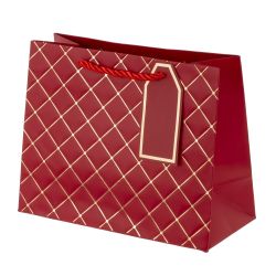 GAEM Пакет подарочный (бумага 210г/м2, блок 12шт), L23 W10 H18 см, 5в.