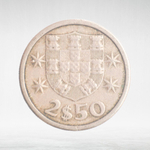 Portugal, 2.50 Escudos, 1963, VF