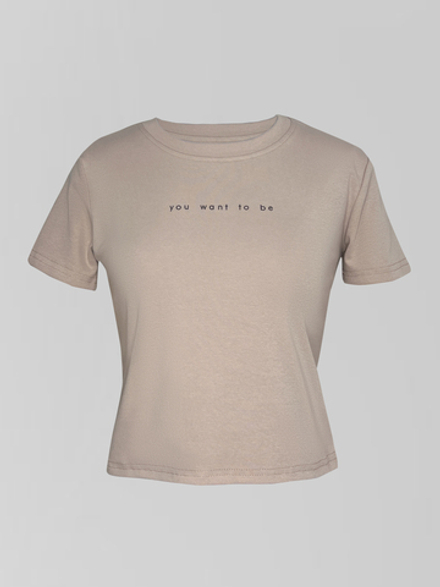 Топ LJHY 096 с надписью you want to be