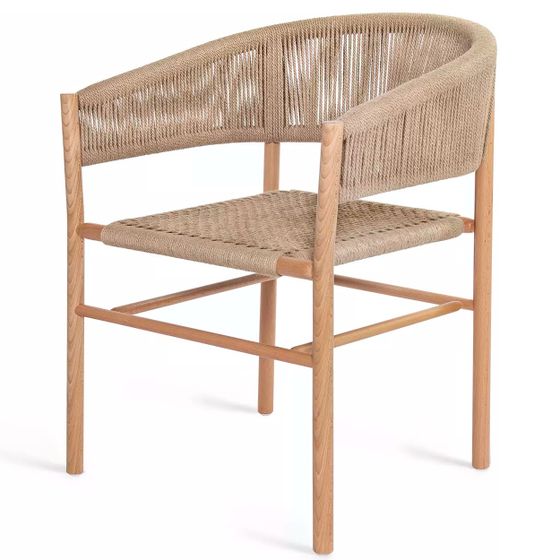 Плетеное кресло Jørgen, массив бука