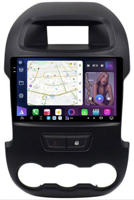 Магнитола для Ford Ranger 3 2011-2015 - FarCar XXL245M монитор 9.5" 2K QLED на Android 13, TS20, 8+256Гб, CarPlay, 4G SIM-слот