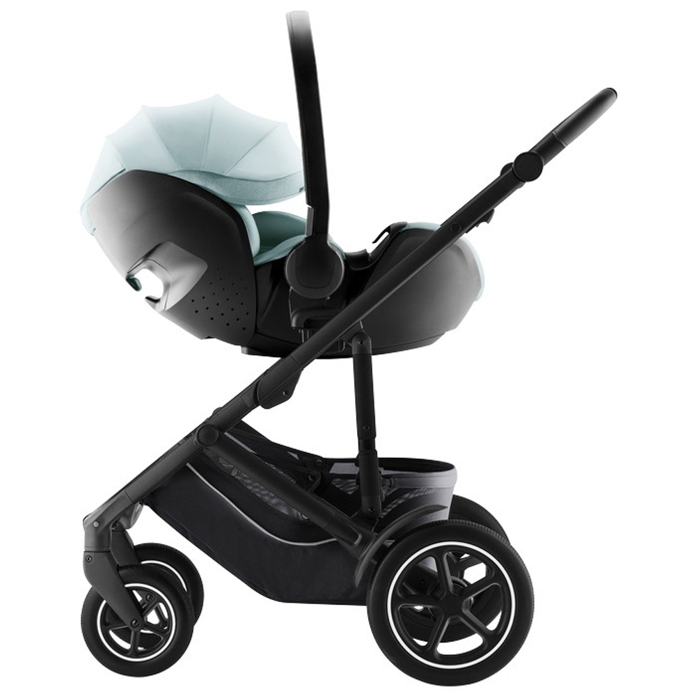 Коляска 3 в 1 Britax Roemer Smile 5Z LUX и автокресло Baby-Safe PRO Style Harbor Blue Warm Caramel