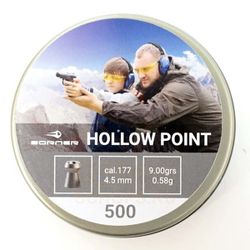 Пули Borner Hollow Point 4,5 мм 0.58 г (500 шт)