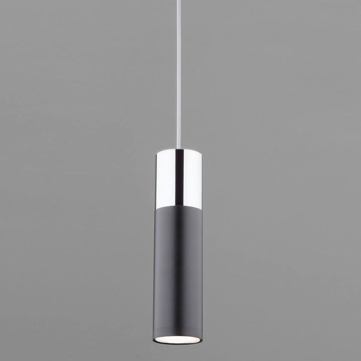 Подвесной светильник Eurosvet 50135/1 LED хром/черный