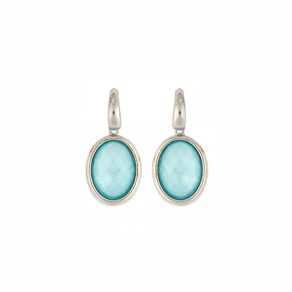 Серьги Possebon Pearl Blue Sky Agate A9588.21 B/S