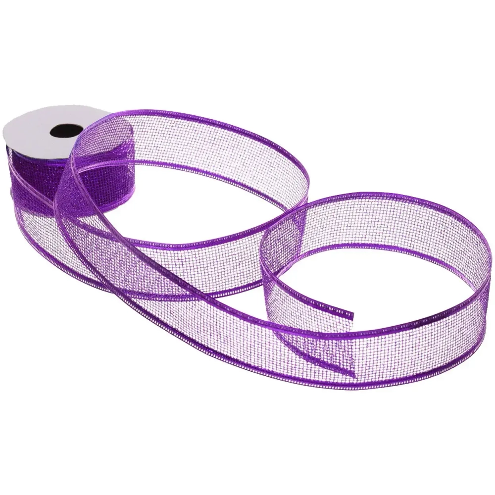 Лента для декорирования «Изящная» 4 см, 2,7 м, Фиолетовый (микс дизайнов)