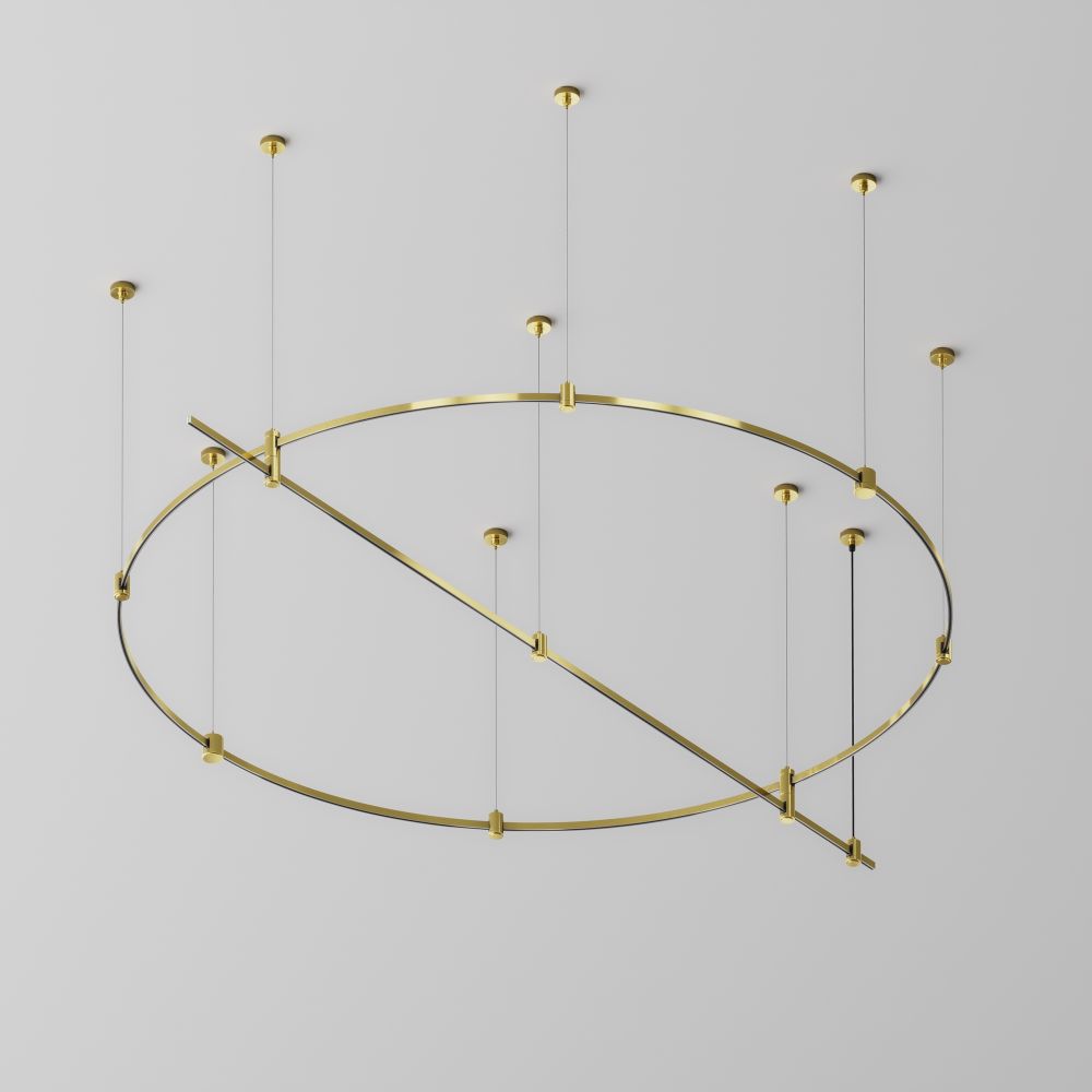 Шинопровод однофазный накладной/подвесной Maytoni Flarity TRX154-2SR-D1500-BS