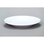Тарелка мелкая 200 мм Гладкий край Белая