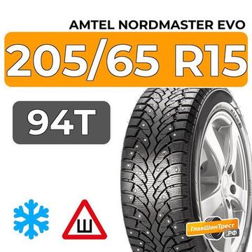 Amtel NordMaster Evo 205/65 R15 94T шип.