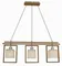 85573/3P WOOD+CH (1/4) Люстра