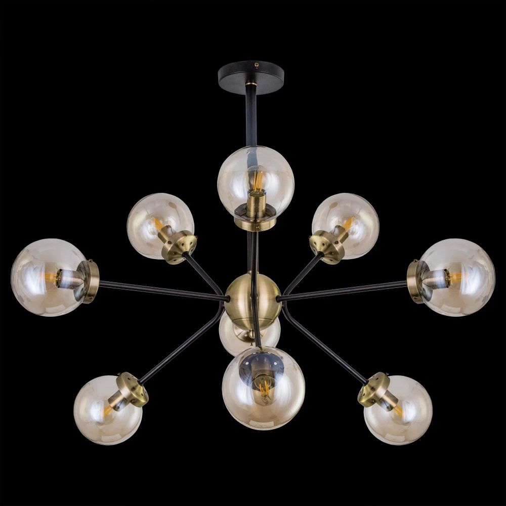 Citilux Планета CL105295 Люстра на штанге Бронза