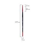 Кисть синтетика плоская № 2, Brauberg Premium