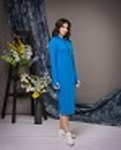 07-03-22 SS Спортивное платье, синее XL