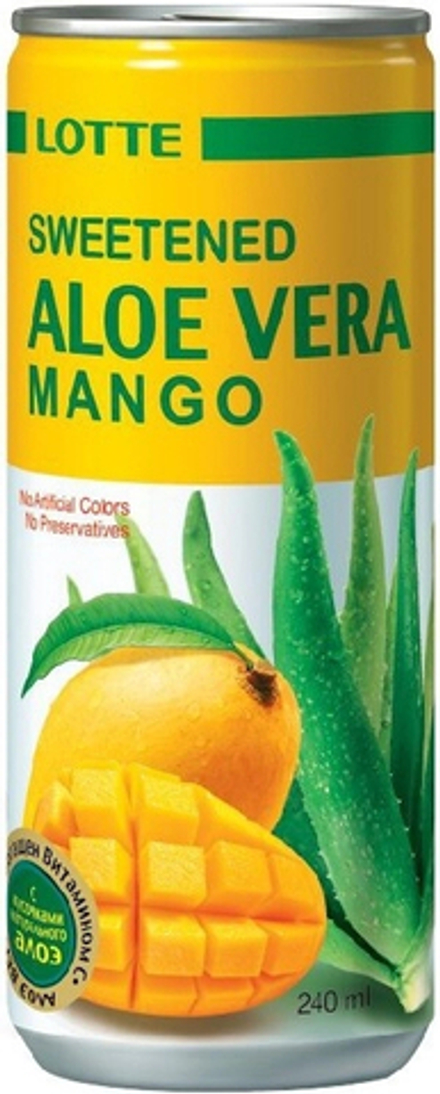 Напиток безалкогольный негазированный Алоэ Вера Манго / Aloe Vera Mango 0.24 - банка