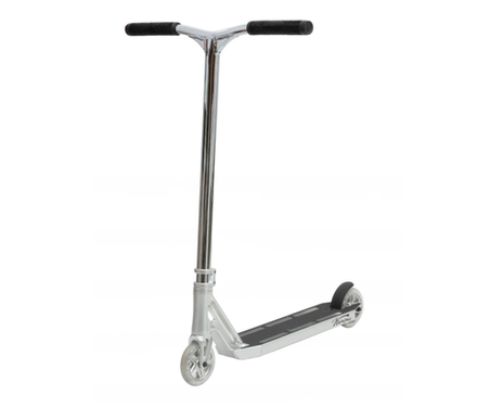 Трюковой самокат Комета Гелиос v2 серебро