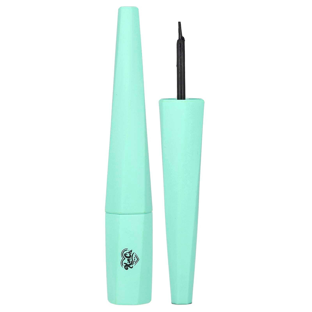 KimChi Chic Beauty, Stage Proof Liquid Liner®, 01 классическая кисть, самый черный, 3 мл (0,1 жидк. унц.)