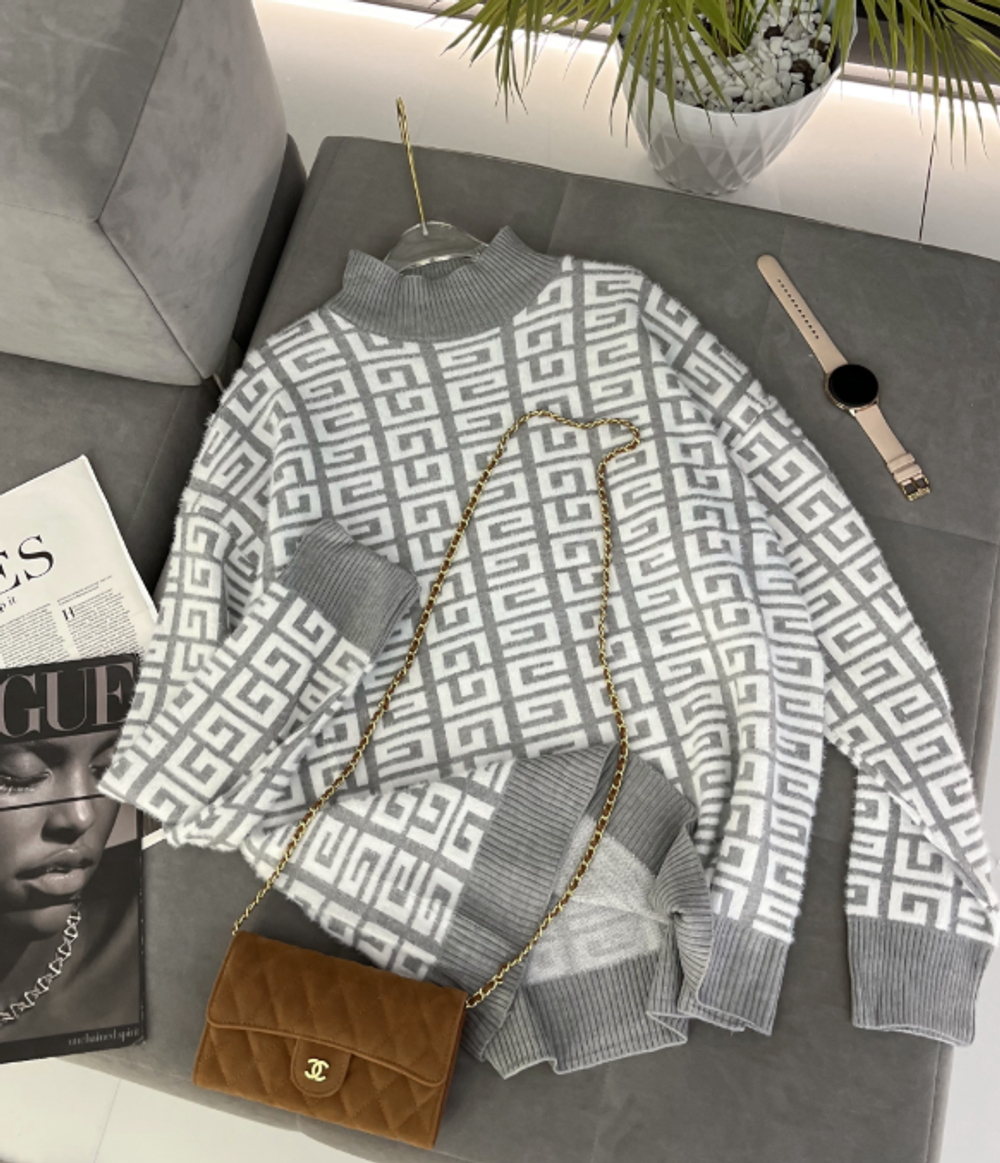 Оптом джемпер тренд 44-54 микс без выбора цвета