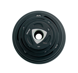 Диск олимпийский полиуретановый 10 кг OKPRO серый лого