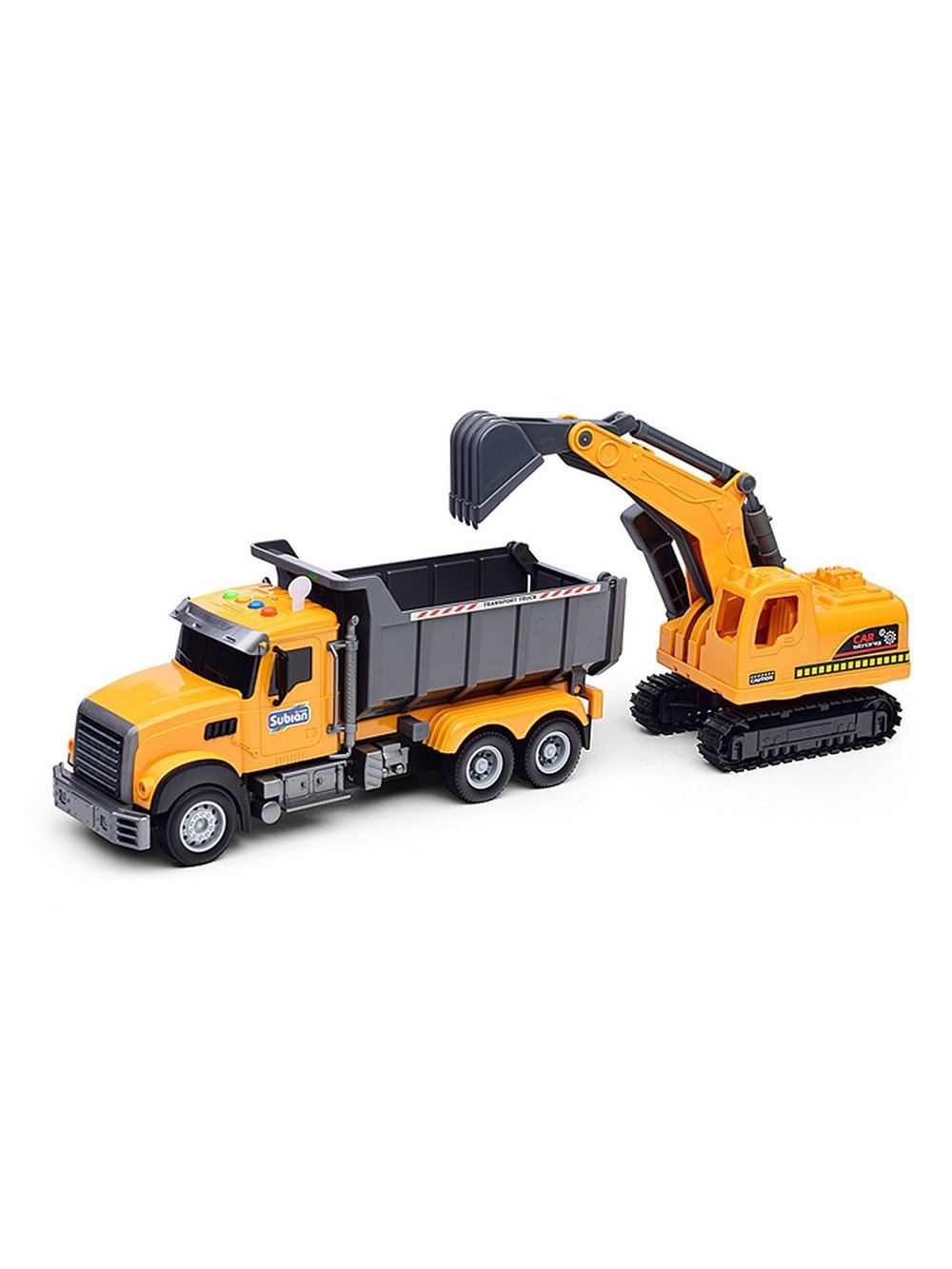 Игрушка Машина Самосвал с гусеничным экскаватором (S977-39)