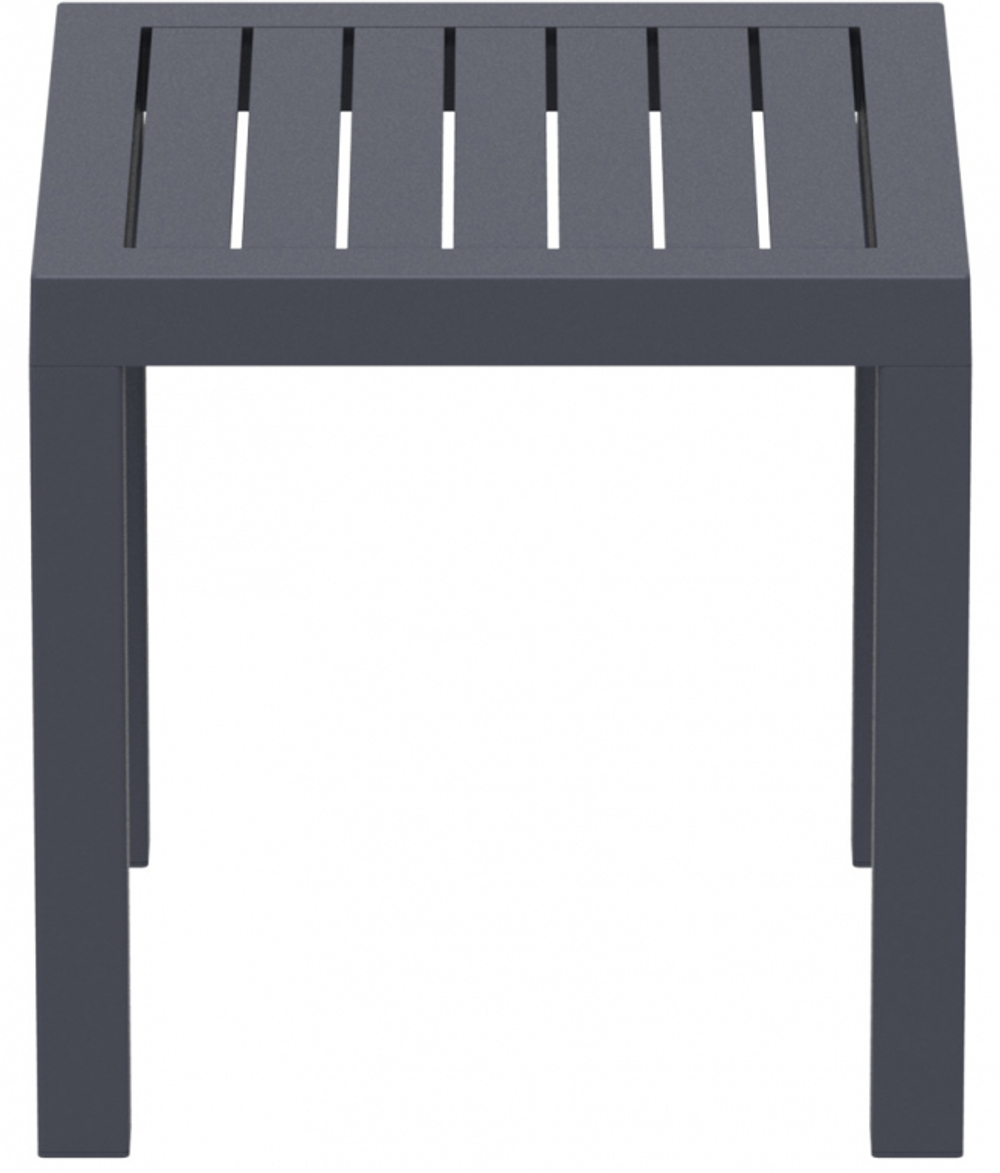 Столик пластиковый журнальный Siesta Contract Ocean Side Table, темно-серый