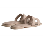 Hermes Calfskin Fashion Sandals Women's Beige, H202230Z B3