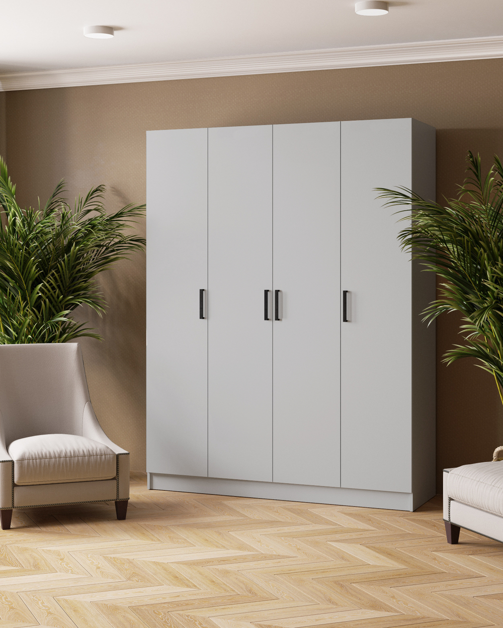 Шкаф комбинированный Ларс (1,6) без зеркала